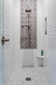 Tiled shower