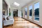 Bright Lanai with views of backyard oasis