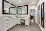 Her side of Primary Bath has large vanity