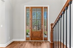 Enter into the two story foyer.