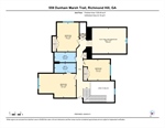 Upper level floorplan.