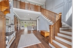 Grand 2-story foyer welcomes guests