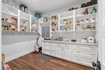 Pantry is styled for function and convenience