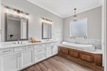 Bright and spacious primary bath