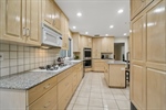 Kitchen with abundance of cabinets