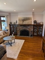 Living Room Woodburning Fireplace