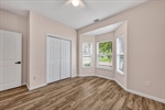 Second bedroom with double closet.