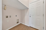 Conveniently located main level laundry room.