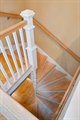 Spiral Staircase down to Lower Level