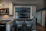 Look through breakfast bar