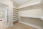 Remarkable walk in closet.