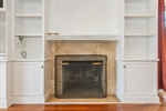 Woodburning fireplace
