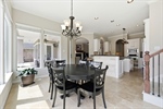View to convenient covered patio