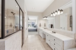 Large dual height double vanity
