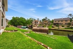 View of the private dock areas for neighbors