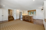 Family room open to the kitchen