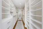 Primary closet with built-ins