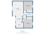 Floor Plan Unit 2 Upstairs