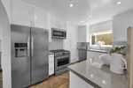 Renovated Kitchen with Stainless Steel Appliances