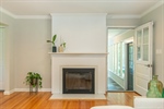 Handsome fireplace