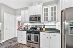 Propane GAS stove and space saver microwave.