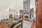 Doors lead to the screened porch.