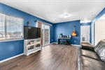 Family Room with walkout to the deck