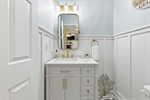 Powder room for the convenience of your guests.