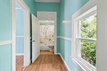 Reminiscent of historic New Orleans shotgun homes.