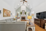 Beautiful vaulted ceilings in the great room.