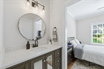 Separate vanity for bedroom two.