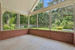 Screened porch.