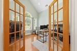 French doors to the separate office.