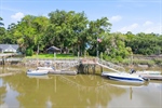 Belle Island sits on the coastal marshes.