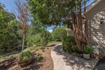 Landscaped entrance