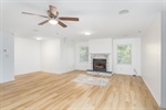 Gas fireplace in Family Room