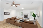 Lower level Family Room - staged