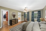 Primary suite on the main - staged
