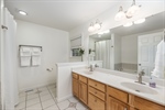 Primary bath with double vanities