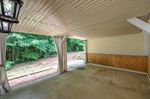 Covered area for a future hot tub!