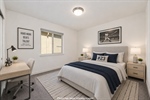 2389 Sierra Village Drive Roseville CA 95747 upstairs bedroom virtually staged.