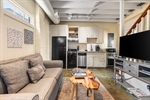 Light and bright living area.