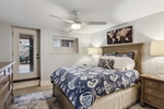 Spacious garden level bedroom.