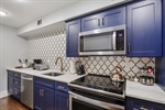 Fabulous kitchen with stainless appliances.