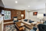 Garden level apartment.