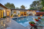 PoolSpa View of House