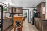 Stainless steel appliances stay with the home.