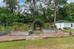 Garden area.