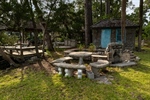 A sanctuary along the marshes of Talahi Island.