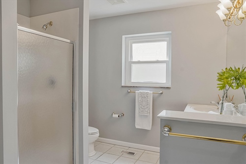 Primary bath with separate shower